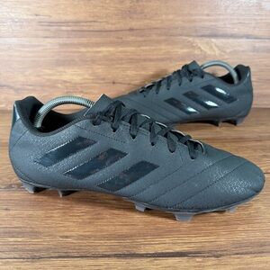 Adidas Goletto VIII FG Mens Shoes Sz 11.5 Black White Lace-Up Soccer Cleats